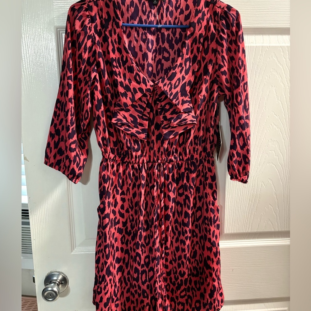 Be‎ Bop Beautiful Pink Cheetah Dress NWT